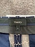 Theory Chevron-herringbone Blue Casual Pants Size 4 - photo 7