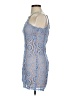 Francesca's 100% Polyester Blue Cocktail Dress Size XS - photo 5