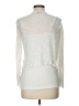 Faded Glory 100% Rayon White Cardigan Size L - photo 2