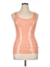 Vanity 100% Cotton Orange Sleeveless Top Size XL - photo 1