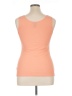 Vanity 100% Cotton Orange Sleeveless Top Size XL - photo 2