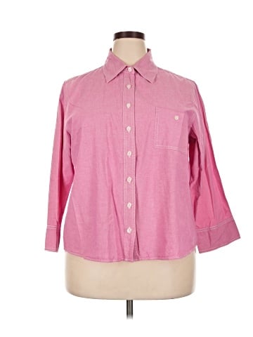 Coldwater Creek 3/4 Sleeve Button-Down Shirt (view 1)