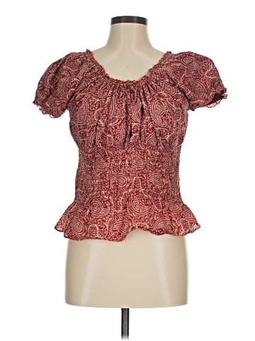 Lauren Jeans Co. Short Sleeve Blouse (view 1)