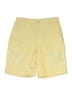 Columbia Solid Yellow Cargo Shorts Size 18 - 20 - photo 1