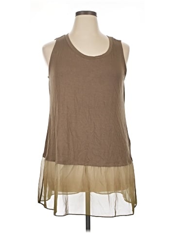 LOGO by Lori Goldstein Sleeveless Blouse (view 1)