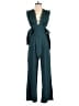 Francesca's 100% Polyester Teal Jumpsuit Size XS - photo 1