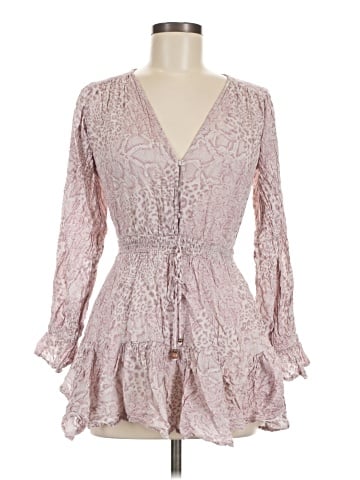 Olivaceous Long Sleeve Blouse (view 1)