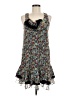 Ella Moss 100% Silk Floral Blue Casual Dress Size M - photo 1
