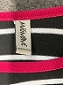Mignone 100% Polyester Stripes Black Dress Size 10-12 - photo 3