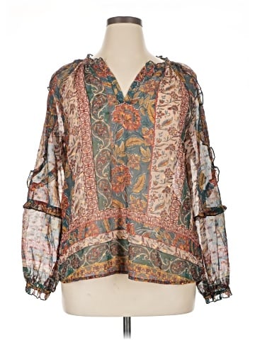 Democracy Long Sleeve Blouse (view 1)