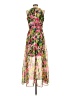 ECI 100% Polyester Tropical Pink Cocktail Dress Size 2 - photo 2