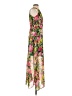 ECI 100% Polyester Tropical Pink Cocktail Dress Size 2 - photo 4