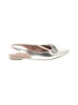 BCBGeneration Metallic Silver Flats Size 8 1/2 - photo 1