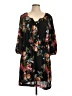 Black Rainn 100% Polyester Black 3/4 Sleeve Blouse Size L - photo 1