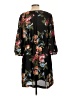 Black Rainn 100% Polyester Black 3/4 Sleeve Blouse Size L - photo 2