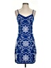 MICHAEL Michael Kors Graphic Blue Cocktail Dress Size XS - photo 1