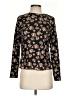 Harper Floral Black Long Sleeve Blouse Size XS - photo 1