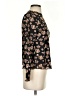 Harper Floral Black Long Sleeve Blouse Size XS - photo 4