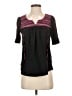 A Common Thread Black Short Sleeve Blouse Size XS - photo 1