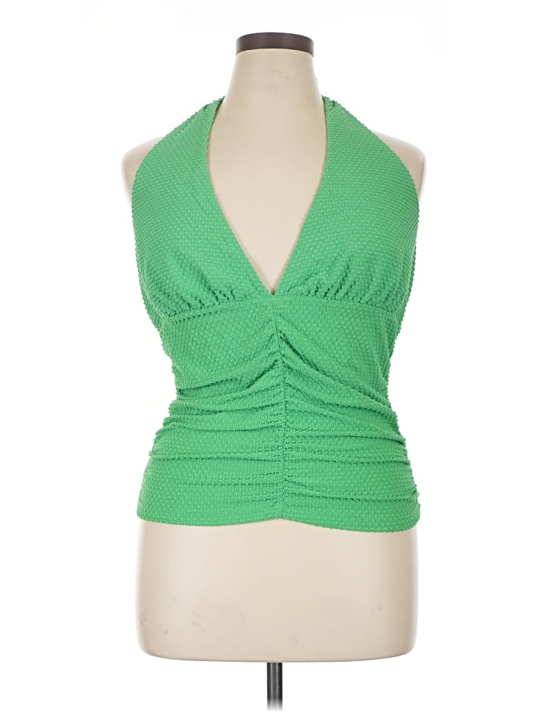 Porridge Sleeveless Blouse In Green