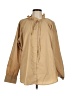 Missguided 100% Cotton Tan Long Sleeve Blouse Size 6 - photo 1