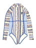 Rip Curl Print Blue Rash Guard Size XXS - photo 2