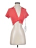 Robin Piccone Orange Short Sleeve Top Size S - photo 1