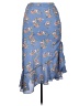Max Studio Floral Blue Casual Skirt Size XL - photo 1