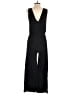 Lush Solid Black Jumpsuit Size M - photo 2