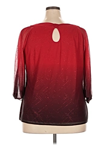 Sara Michelle 3/4 Sleeve Blouse (view 2)