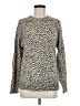 Volcom Animal Print Ivory Pullover Sweater Size 8 - photo 1