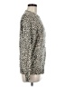 Volcom Animal Print Ivory Pullover Sweater Size 8 - photo 4