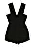 Asilio 100% Polyester Solid Black Romper Size 2 - photo 1