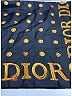 Christian Dior Black Button Print Scarf One size - photo 6