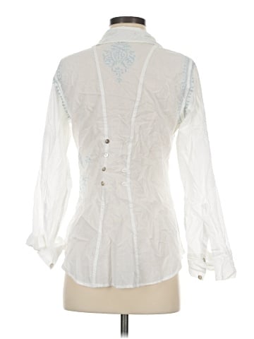 Subtle Luxury 3/4 Sleeve Button-Down Shirt (view 2)