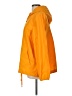 Eileen Fisher Solid Orange Raincoat Size L - photo 5