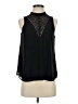 Q&A 100% Polyester Black Sleeveless Blouse Size XS - photo 1