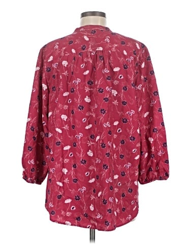 Lands' End 3/4 Sleeve Blouse (view 2)