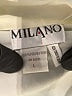 Milano 100% Polyester Ivory Short Sleeve Blouse Size L - photo 7