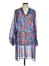 CAbi 100% Polyester Paisley Blue Cocktail Dress Size M - photo 1
