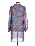 CAbi 100% Polyester Paisley Blue Cocktail Dress Size M - photo 2