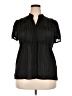 Mossimo Black Short Sleeve Blouse Size XXL - photo 1