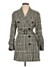 Veronica Beard Houndstooth Gray Coat Size 0 - photo 1