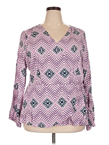 Haute Hippie Long Sleeve Blouse (view 1)