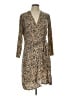 BCBGMAXAZRIA Animal Print Tan Casual Dress Size L - photo 1