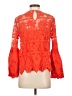 Adiva Orange Long Sleeve Blouse Size S - photo 2