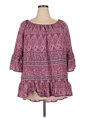 Como Vintage 3/4 Sleeve Blouse (view 1)