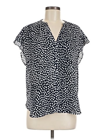 J.Crew Factory Store Short Sleeve Blouse (view 1)