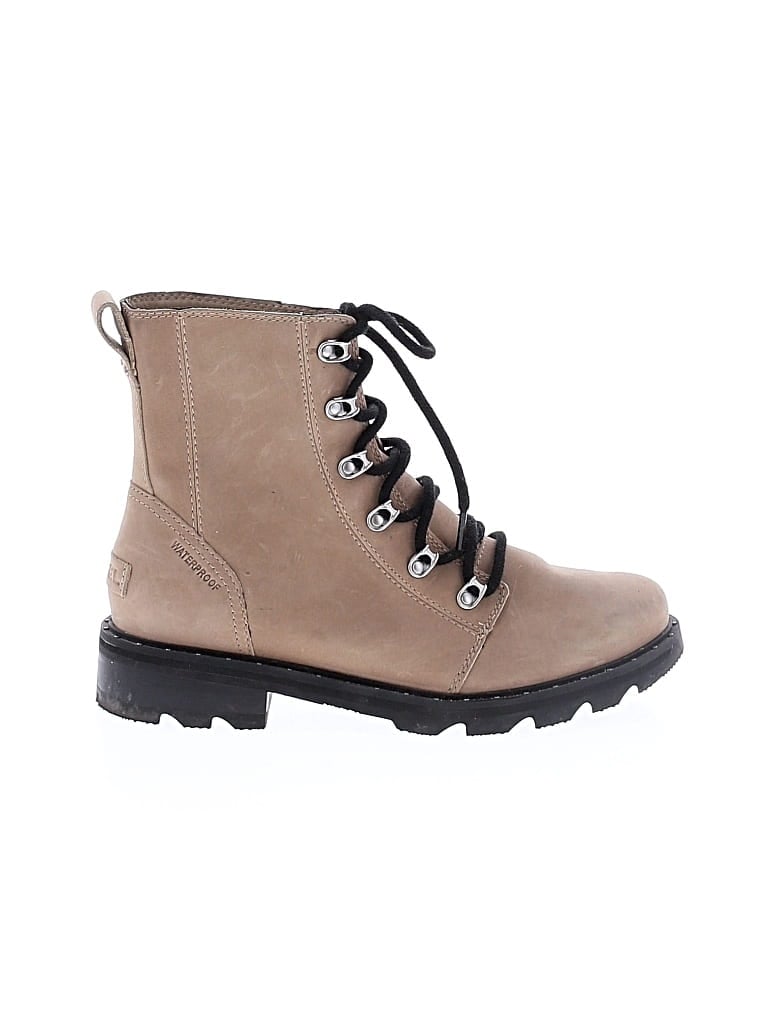 Pre-owned Sorel Ankle Boots In Tan