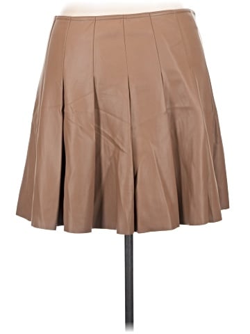 Topshop Faux Leather Skirt (view 2)